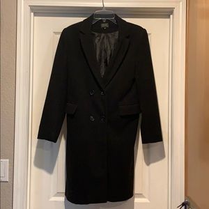Long, black coat